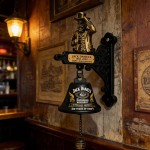 Jack Daniels 160th Anniversary Doorbell Tennessee Whiskey Home Bar Decor Vintage Tavern Wall Bell Man Cave Gift