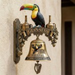 Guinness Est 1759 Doorbell Classic Toucan Irish Pub Decor Vintage Home Bar Wall Bell Beer Enthusiast Gift